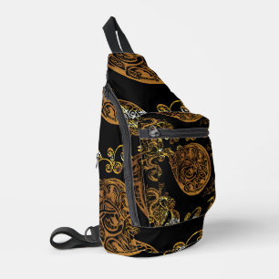 Gold Dragon Sling Bag