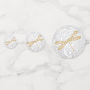 Gold Dragonfly Wedding Table Confetti