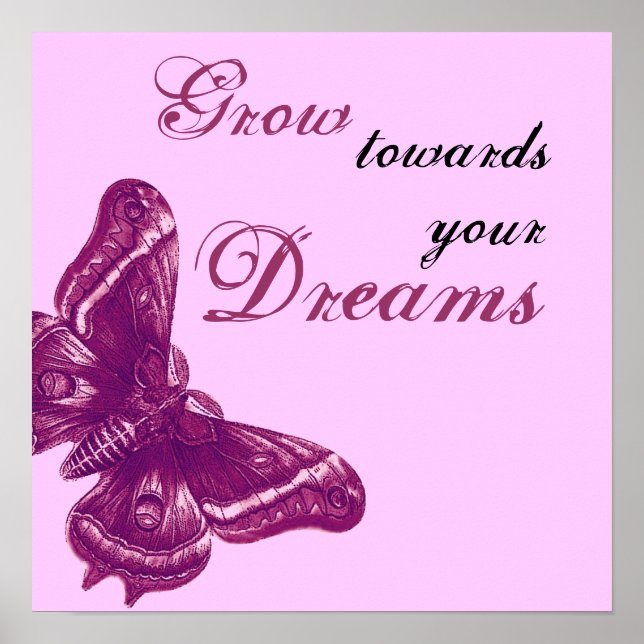 GOLD DREAMS Sunburst Feathered Rose Poster (Front)