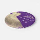 Gold Dress Purple Quinceanera 15th Birthday Party