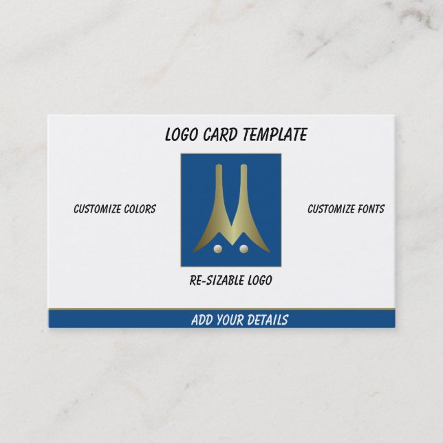 Gold Drone Blue Aeronautical Chart Pilot Business Card (Front)