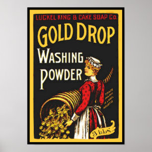 Gold Drop Washing Powder Poster
