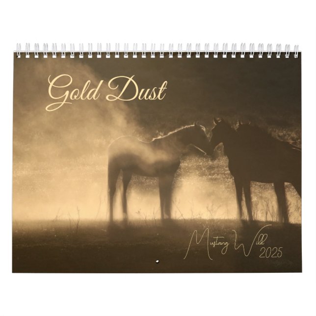 Gold Dust 2025 12-month Calendar  (Cover)