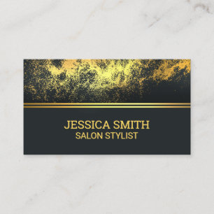 Gold Dust Background Business Card
