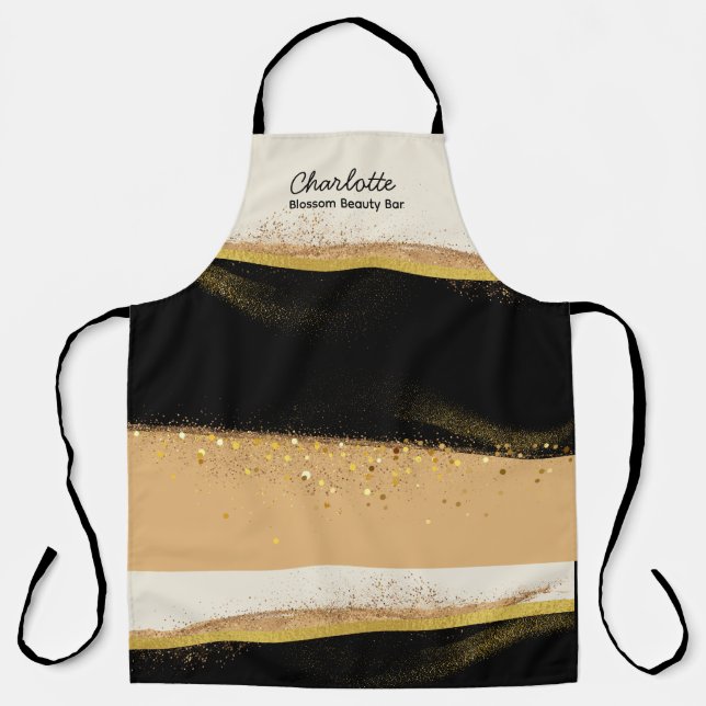 Gold Dust Beauty Aesthetic Expert Apron (Front)