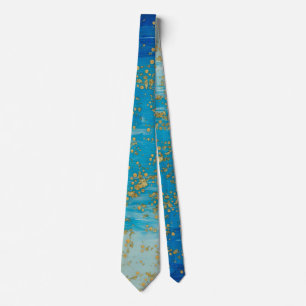 Gold Dust Blue Gradient Tie
