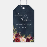 Gold Dust Burgundy Navy Floral Wedding