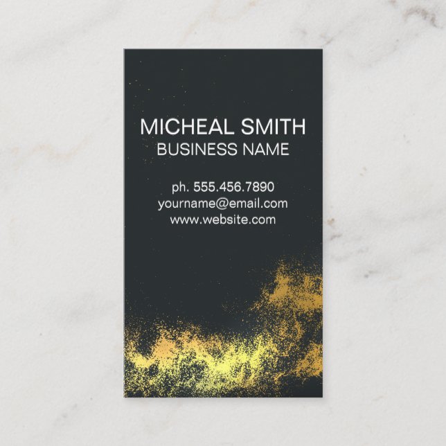 Gold Dust Business Card (Front)