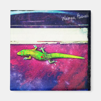 Gold Dust Day Gecko Magnet
