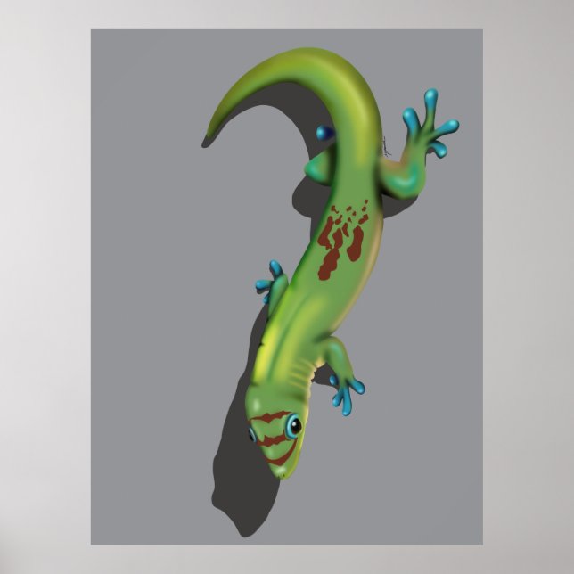 Gold Dust Day Gecko Poster (Front)