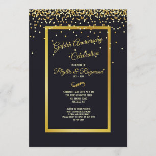 Gold Dust Invitation