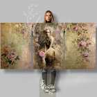 Gold Dust, Old World Vintage Fairy Romantic Floral