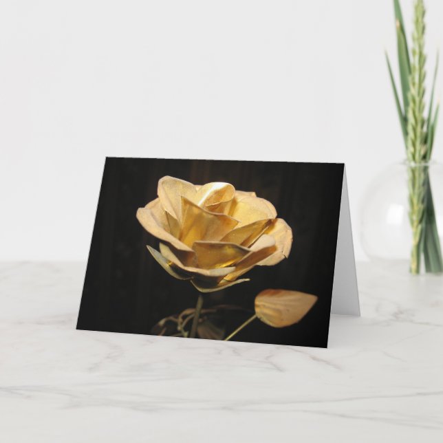 GOLD DUST ROSE CARD (Front)
