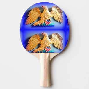 gold eagles ping pong paddle