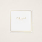 Gold effect border earring holder