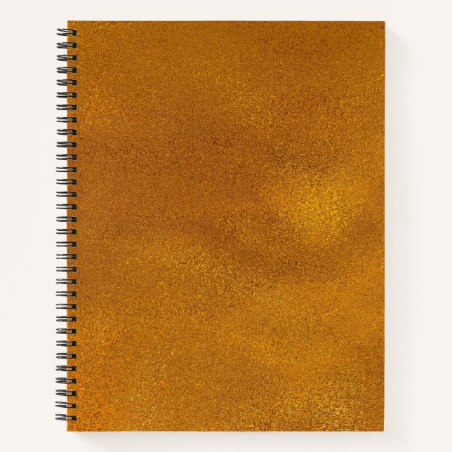 Gold Effect Notebook (Front)