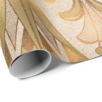 Gold Egyptian Hieroglyphics Antique Flowers