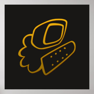 Gold Elegance 06 Print