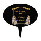 Gold Elegant 30th Birthday Party