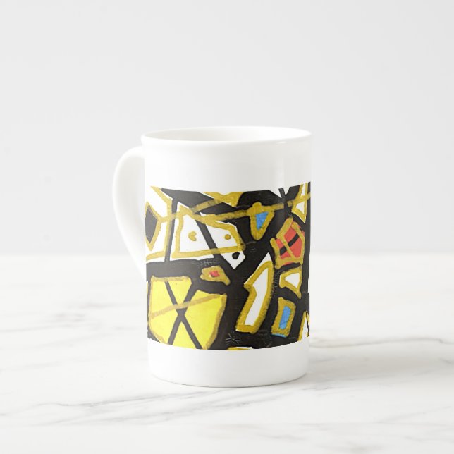GOLD – Elegant Bone China Mug 2 - GGAST (Front Left)
