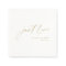 Gold Elegant just love script minimalist wedding