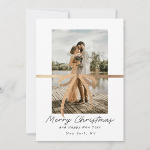 Gold Elegant Minimalist Christmas Card