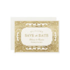 Gold elegant romantic ornate vintage wedding