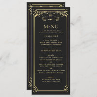 Gold Elegant Tarot Card Wedding