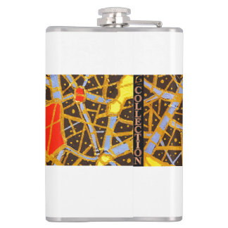 GOLD – Elegant Vinyl Wrapped Flask 2 - GGAST