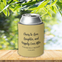 Gold Elegant Wedding Cheers to Love