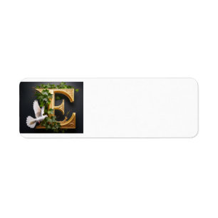 Gold Emboss E