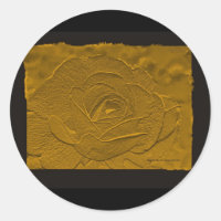 Gold Emboss Look  Rose