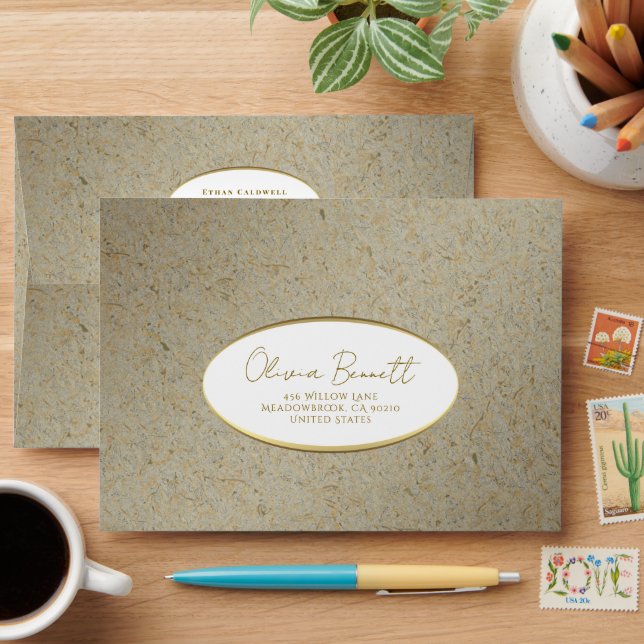 Gold Envelope (Desk)