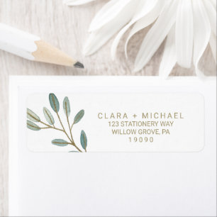 Gold Eucalyptus Wedding