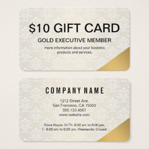 Gold Executive Member / Gift Card