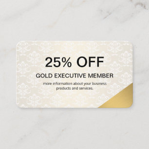 Gold Executive Memeber Discount Card