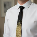 Gold  Fading Waterfall Ombre Glitter look    Tie<br><div class="desc">This design may be personalised by choosing the Edit Design option. You may also transfer onto other items. This design does not contain actual glitter. Contact me at colorflowcreations@gmail.com or use the chat option at the top of the page if you wish to have this design on another product or...</div>