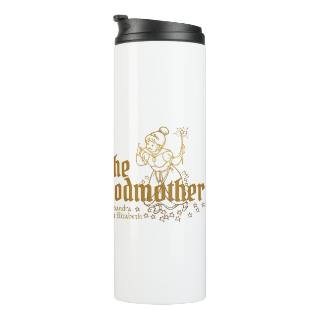 Gold Fairy Customisable The Godmother Thermal Tumbler (Rotated Right)