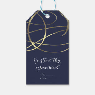 Gold Faux Foil Any Colour Wedding Favour Gift Tags