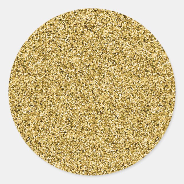 Gold Faux Glitter Envelope Seals (Front)