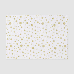 Gold Faux Glitter Wrapping Paper