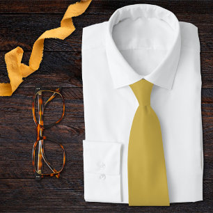 Gold, Faux Gold, Mustard Yellow Tie