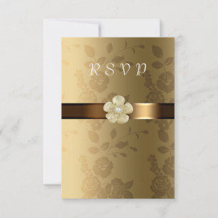 Gold, Faux Satin Ribbon, Elegant, Custom, Response