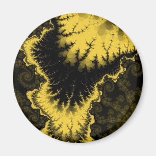 Gold Feathered Star Magnet
