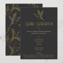 Gold Filigree Art Deco | Crane Graduation