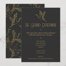 Gold Filigree Art Deco | Crane Retirement