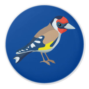 Gold Finch (European) Ceramic Knob