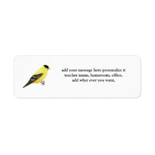 gold finch, yellow bird, Stickers,
