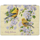 Gold Finches & Apple Blossoms Yellow