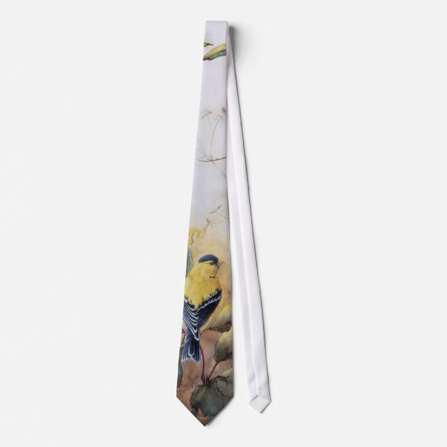 Gold Finches Tie (Front)